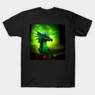 Spiny Green Baby Dragon T-Shirt